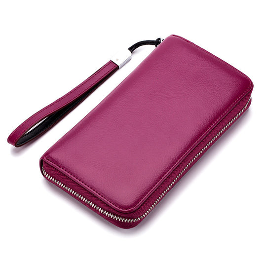 Men’s Leather Long Clutch Wallet
