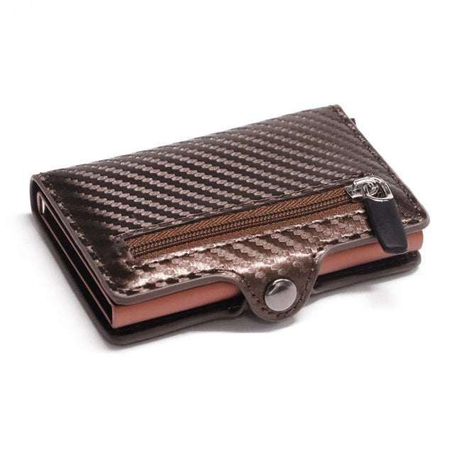 Carbon Fiber Men Slim Wallet